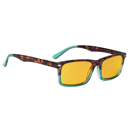 Amber Tinted Blue Light Blocking Reading Glasses Women Men