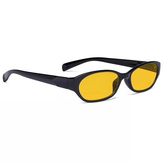 Amber Tinted Blue Light Blocking Reading Glasses Eyeglasses