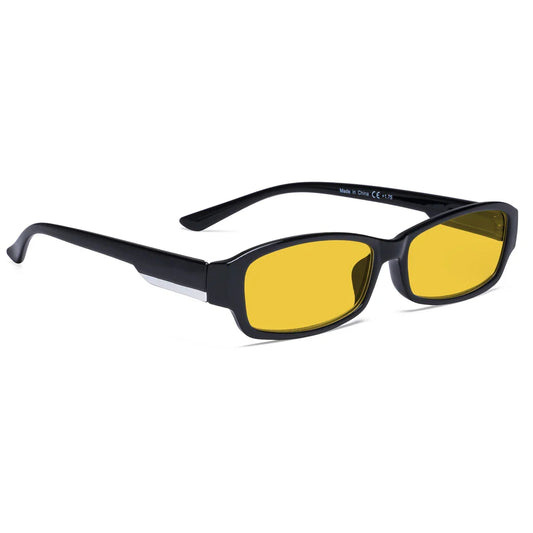 Amber Tinted Blue Light Blocking Reading Glasses Women