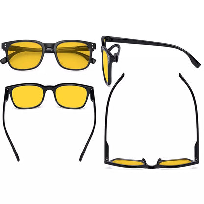 Amber Tinted Blue Light Blocking Reading Glasses Women