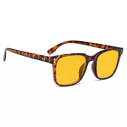 Amber Tinted Blue Light Blocking Reading Glasses Women