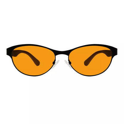 Cat-eye Blue Light Blocking Glasses Orange Tinted Women