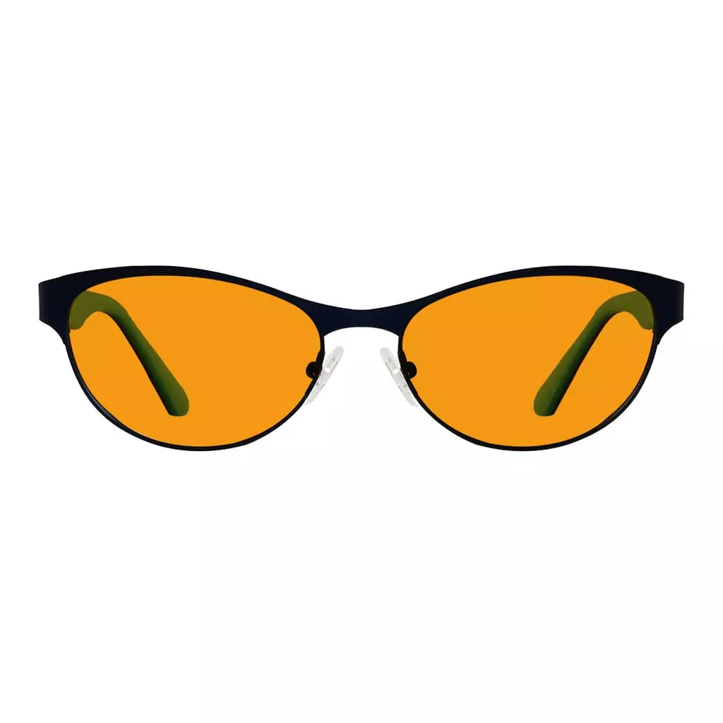Cat-eye Blue Light Blocking Glasses Orange Tinted Women