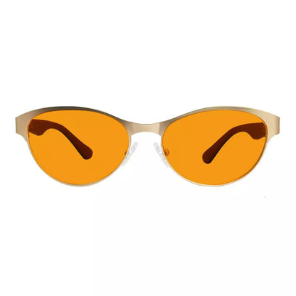 Cat-eye Blue Light Blocking Glasses Orange Tinted Women