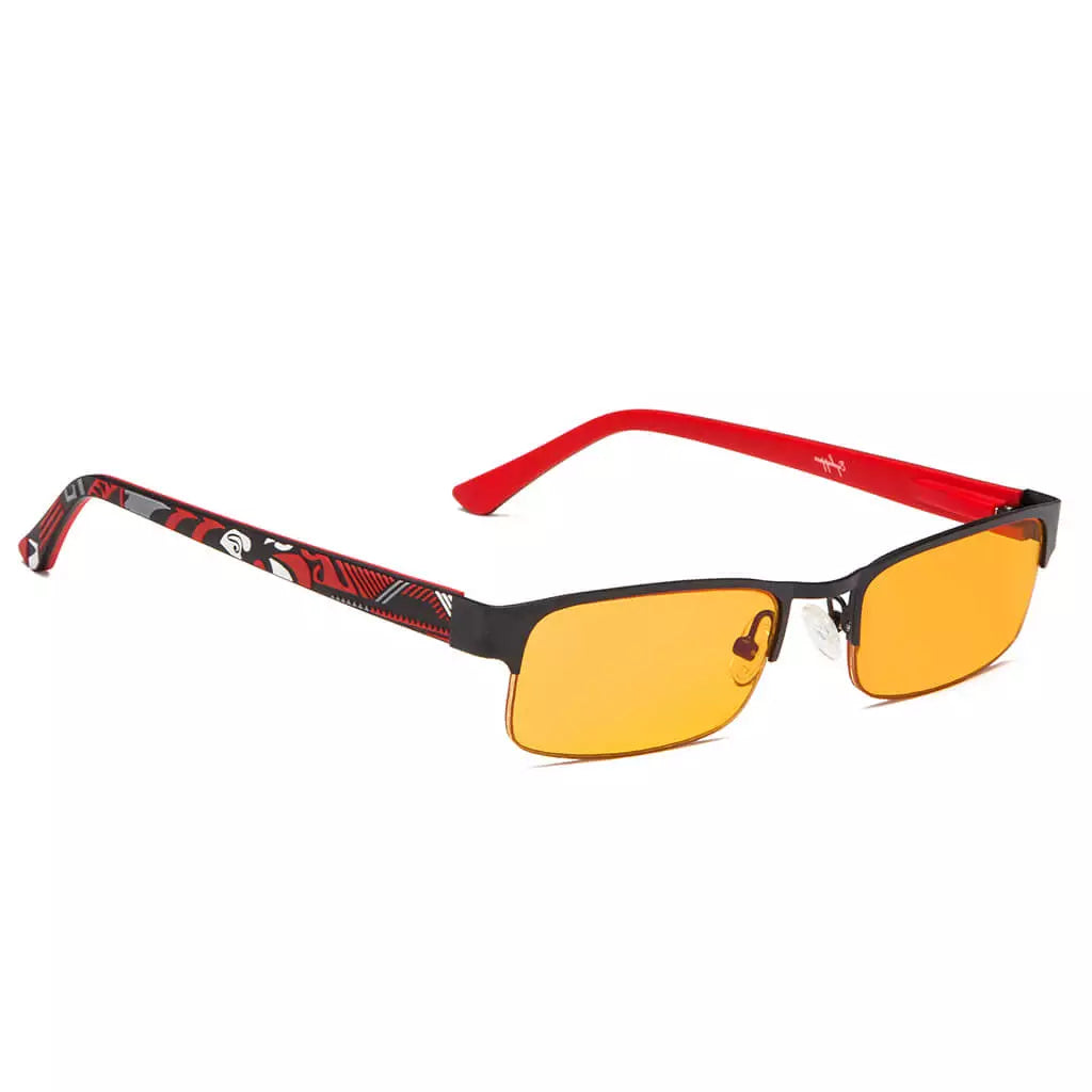 Orange Tinted Blue Light Blocking Reading Glasses Men Women
