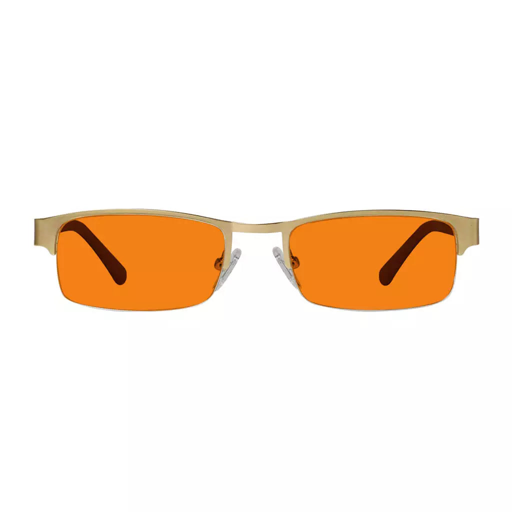 Orange Tinted Blue Light Blocking Reading Glasses Men Women
