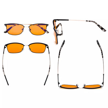 Titanium Blue Light Blocking Reading Glasses Women Men