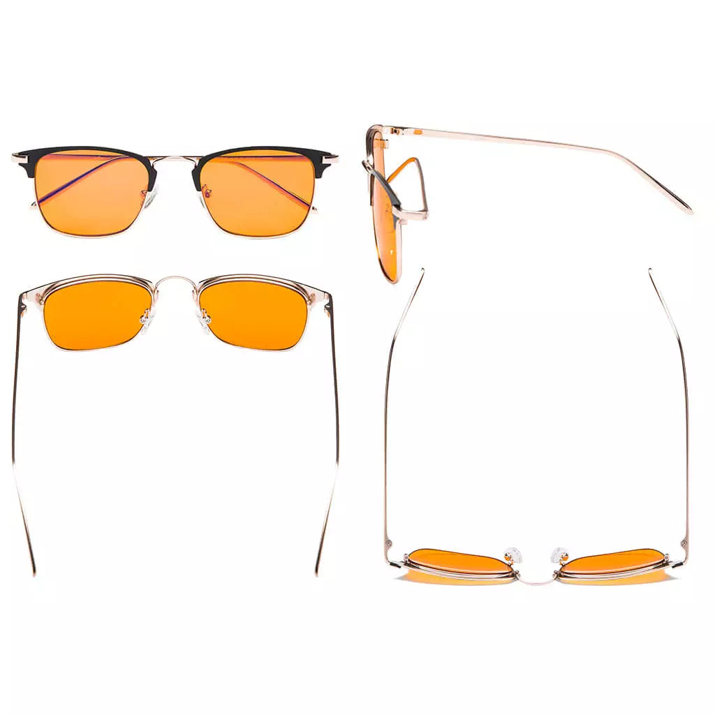 Titanium Blue Light Blocking Reading Glasses Women Men