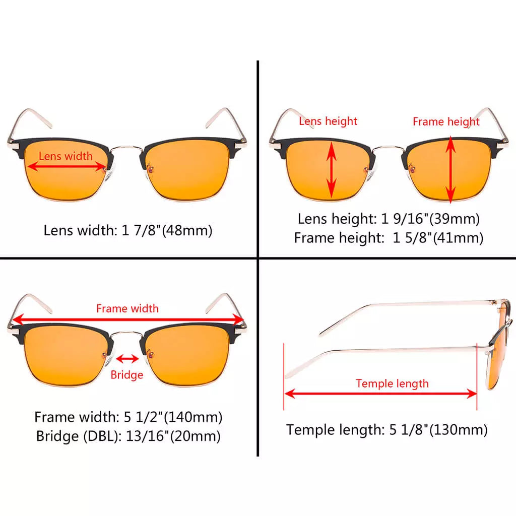 Titanium Blue Light Blocking Glasses Women Men