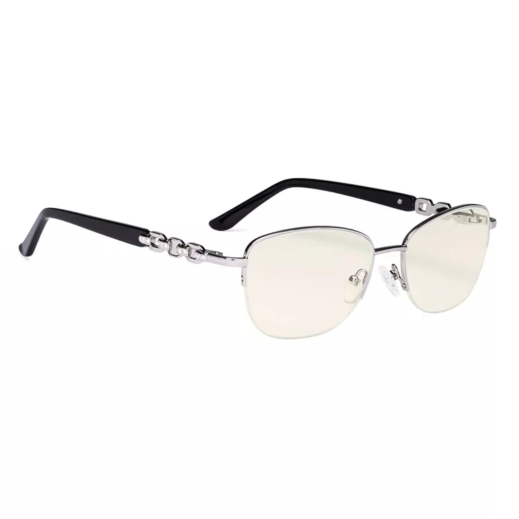 Half-Rim Blue Light Blocking Glasses Women