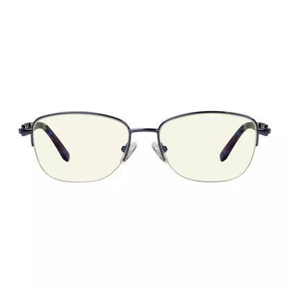 Half-Rim Blue Light Blocking Reading Glasses Women