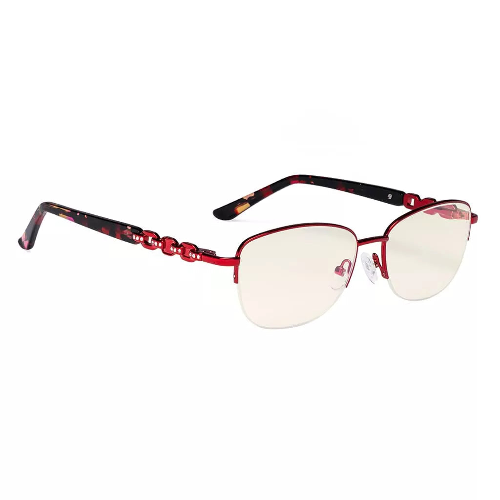 Half-Rim Blue Light Blocking Glasses Women