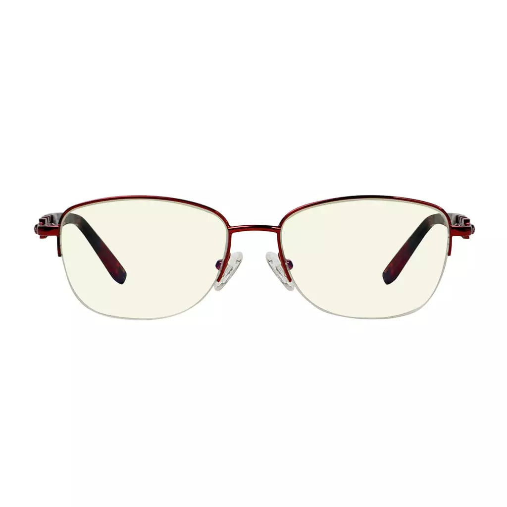 Half-Rim Blue Light Blocking Reading Glasses Women