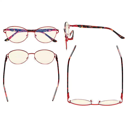 Cat-eye Blue Light Blocking Reading Glasses Women
