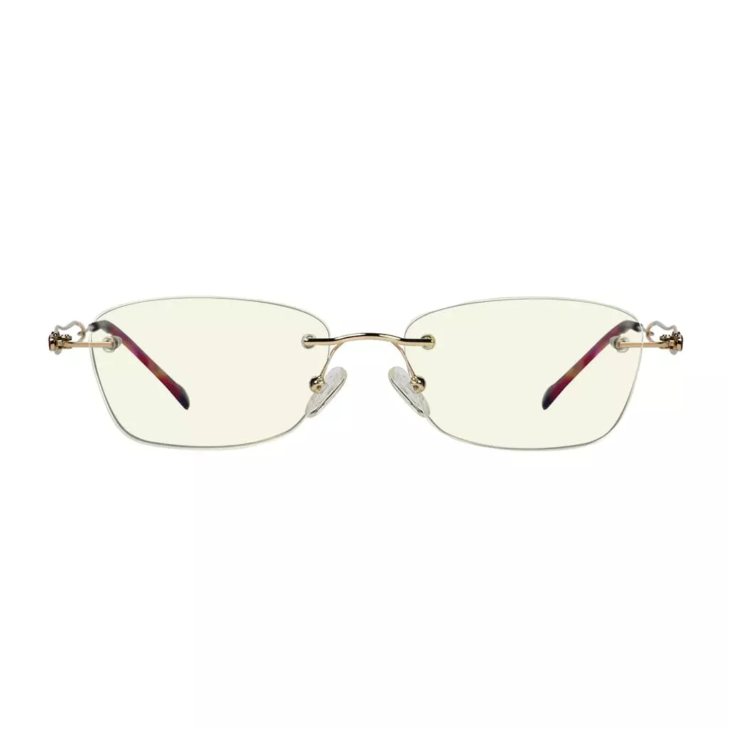Rimless Blue Light Blocking Glasses Women