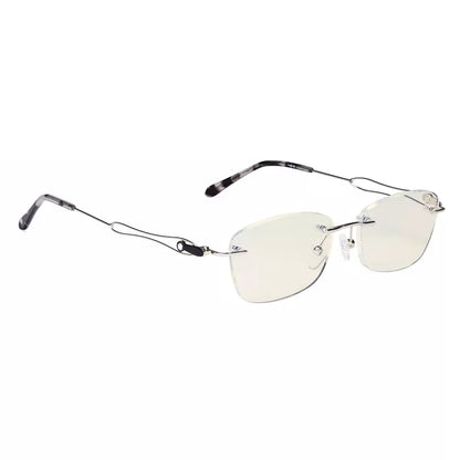 Rimless Blue Light Blocking Glasses Women