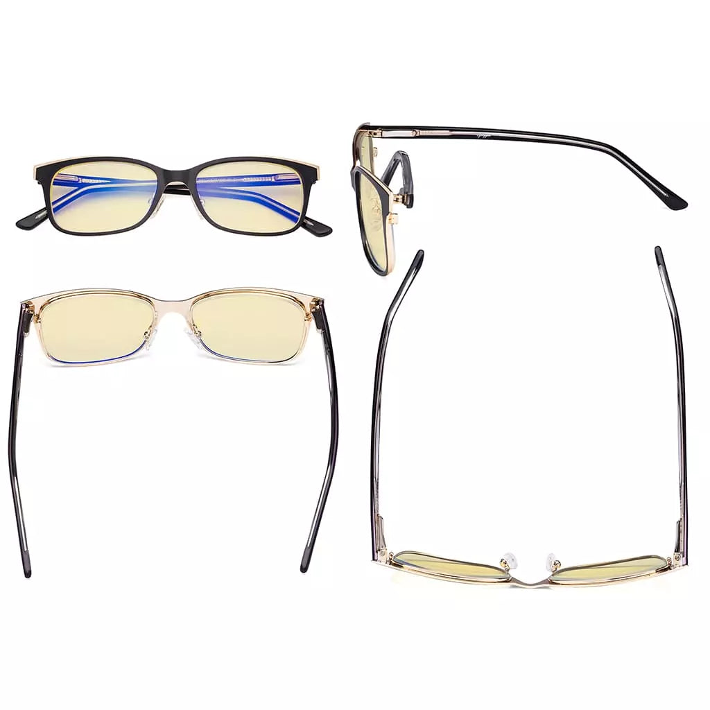 Blue Light Blocking Glasses Yellow Tinted Women