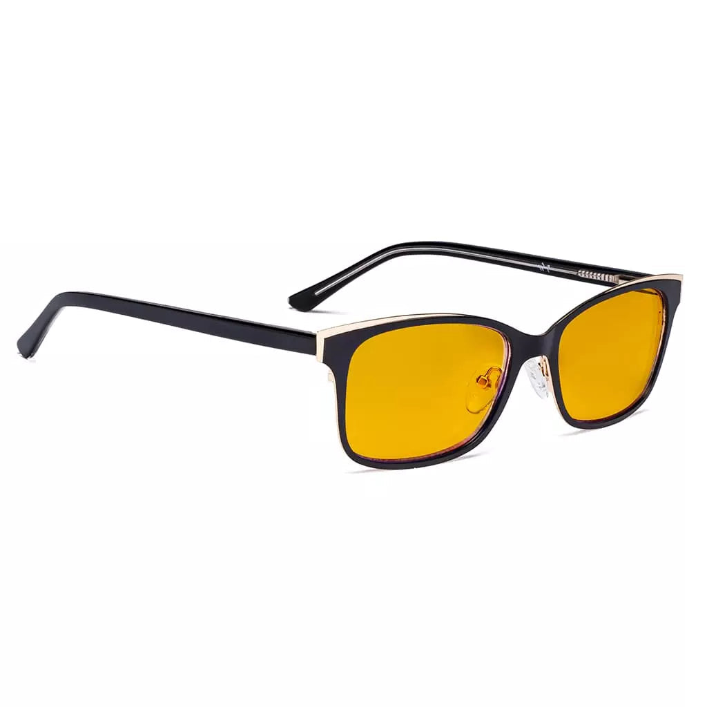 Blue Light Blocking Glasses Amber Tinted Women