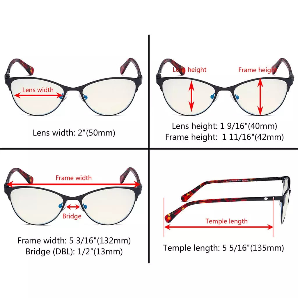 Blue Light Blocking Glasses Light Yellow Tinted Women