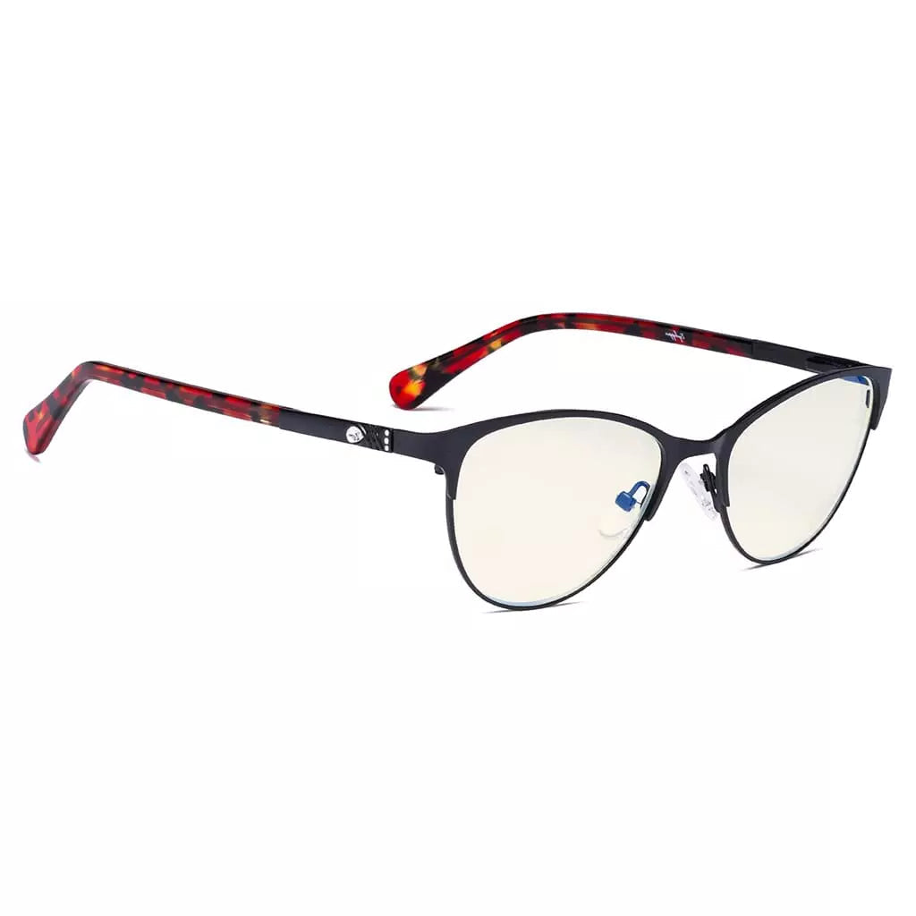 Blue Light Blocking Glasses Light Yellow Tinted Women