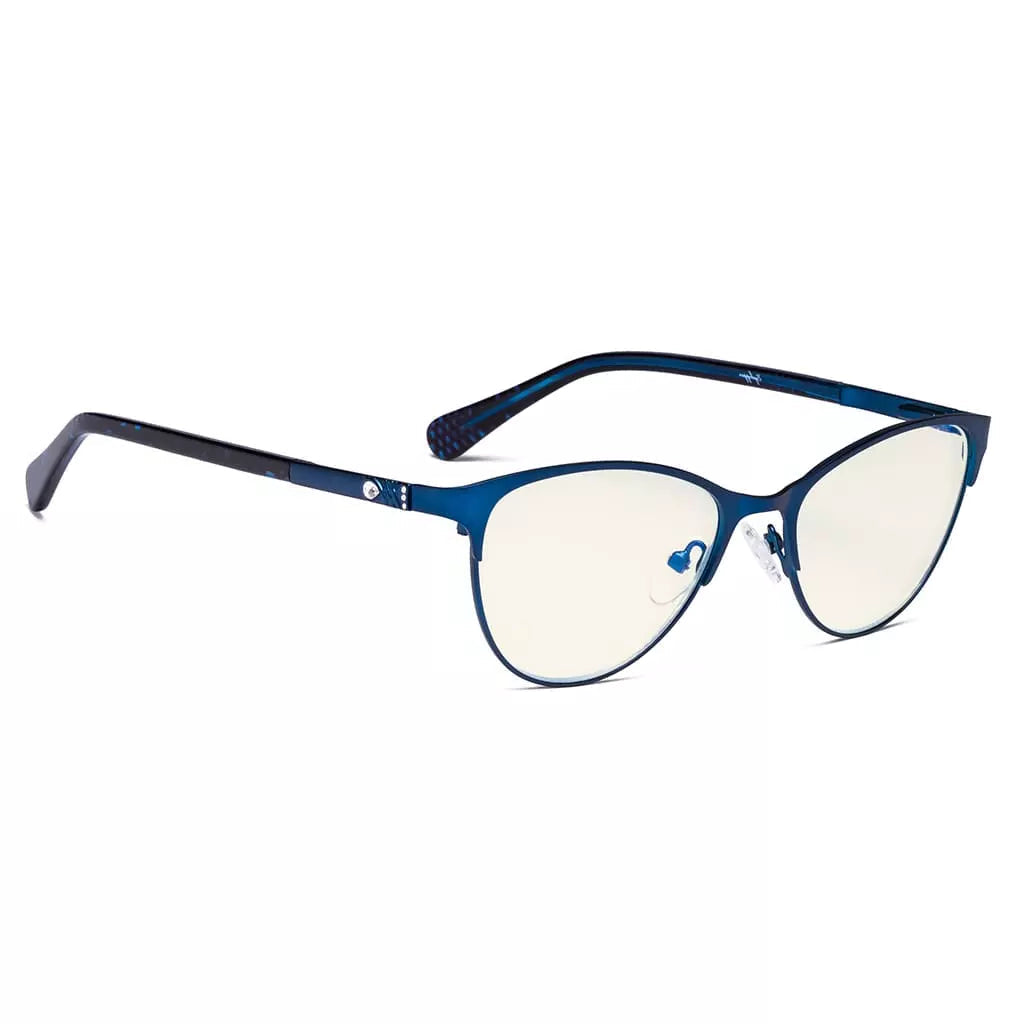 Blue Light Blocking Glasses Light Yellow Tinted Women