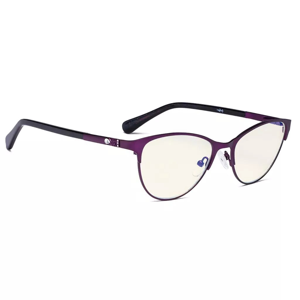 Blue Light Blocking Glasses Light Yellow Tinted Women