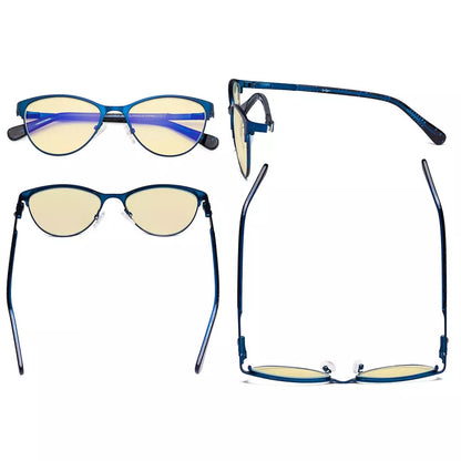 Blue Light Blocking Glasses Yellow Tinted Women