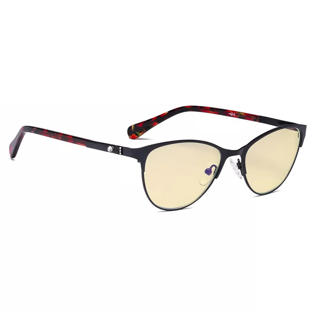 Blue Light Blocking Glasses Yellow Tinted Women