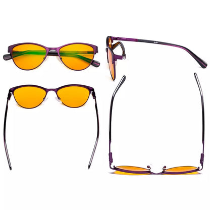 Blue Light Blocking Glasses Orange Tinted Women