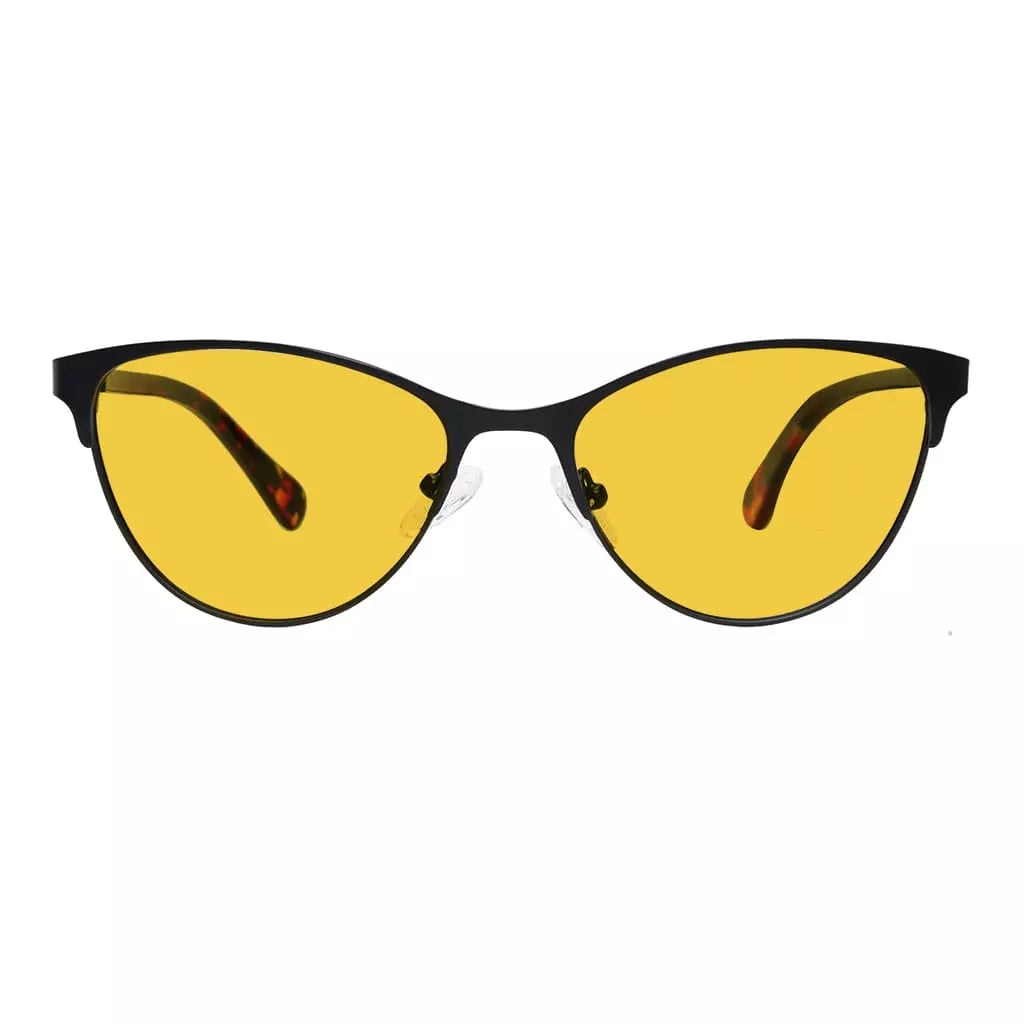 Blue Light Blocking Glasses Amber Tinted Women