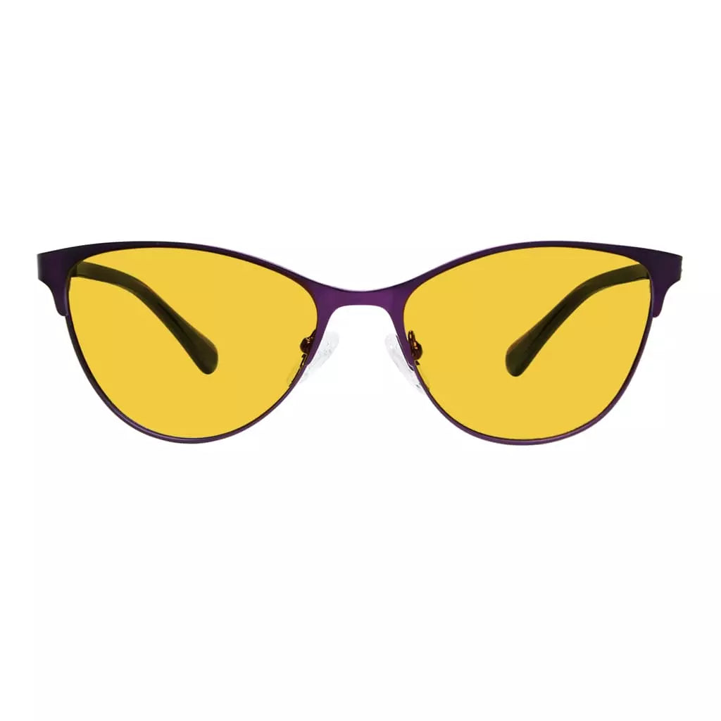 Blue Light Blocking Glasses Amber Tinted Women