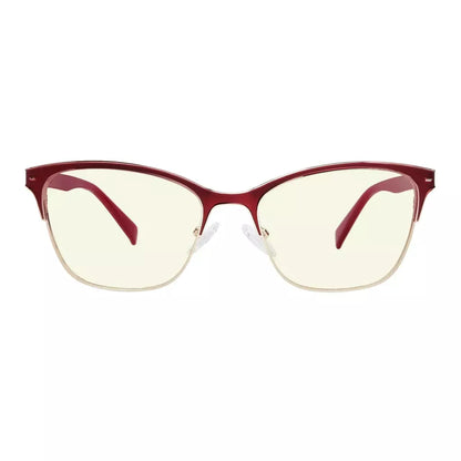 Semi-rim Blue Light Blocking Glasses Light Yellow Tinted