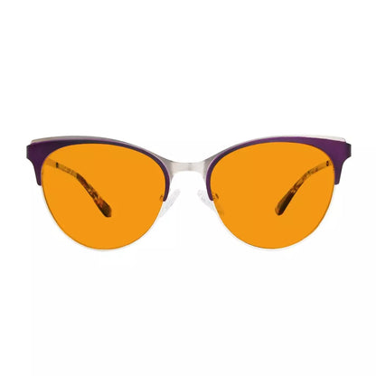 Cat-eye Blue Light Blocking Glasses Orange Tinted Women