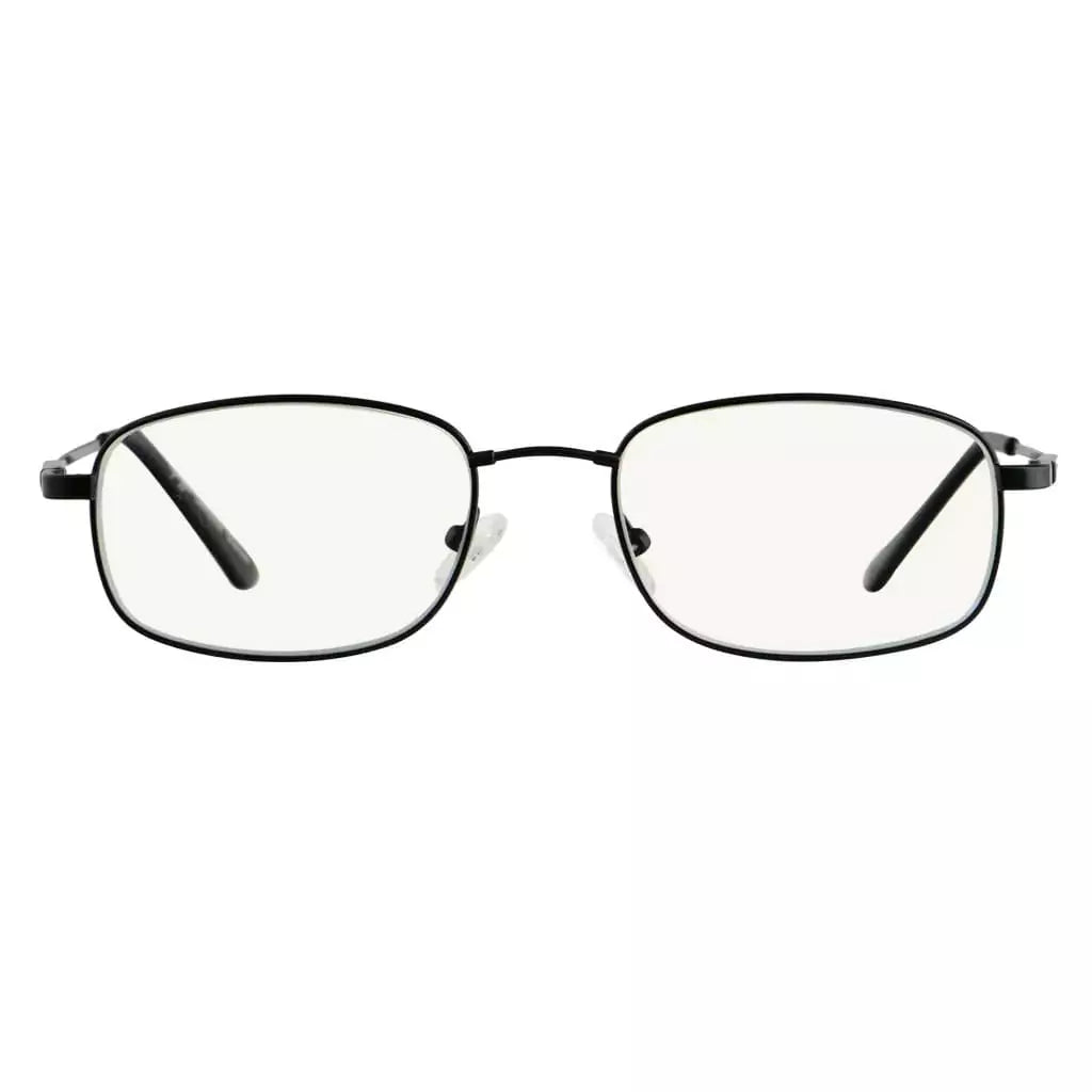 Progressive Titanium Blue Light Blocking Reading Glasses for Men and Women
