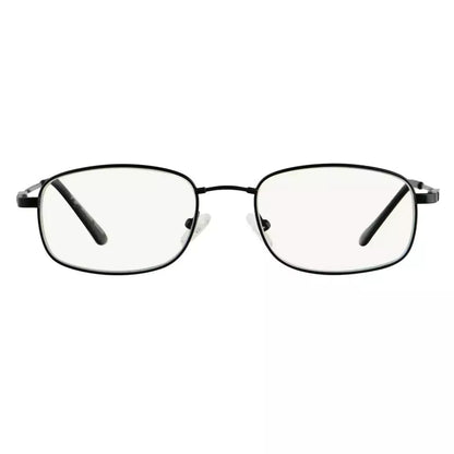 Progressive Titanium Blue Light Blocking Reading Glasses for Men and Women