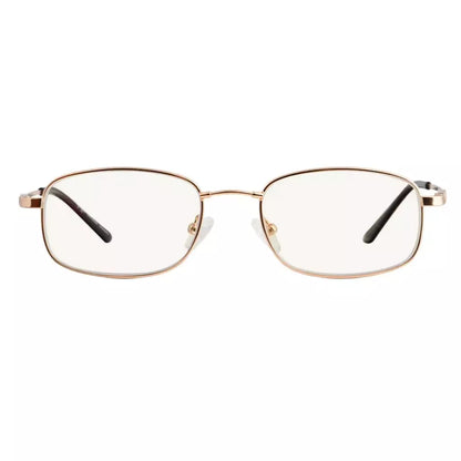 Progressive Titanium Blue Light Blocking Reading Glasses for Men and Women
