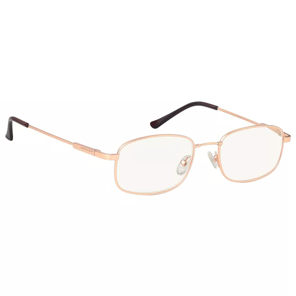Progressive Titanium Blue Light Blocking Reading Glasses for Men and Women