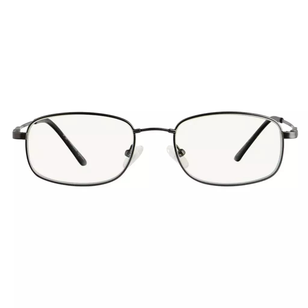 Progressive Titanium Blue Light Blocking Reading Glasses for Men and Women