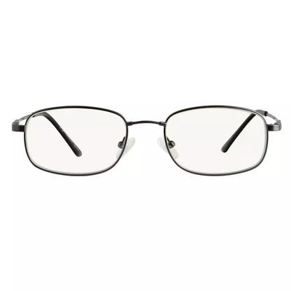 Progressive Titanium Blue Light Blocking Reading Glasses for Men and Women