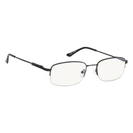 Half-Rim Multifocus Reading Glasses Titanium Women Men