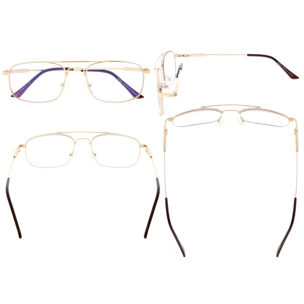 Multifocus Reading Glasses Titanium Men Women