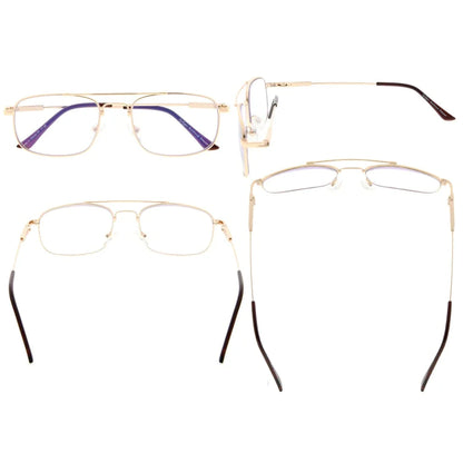 Multifocus Reading Glasses Titanium Men Women