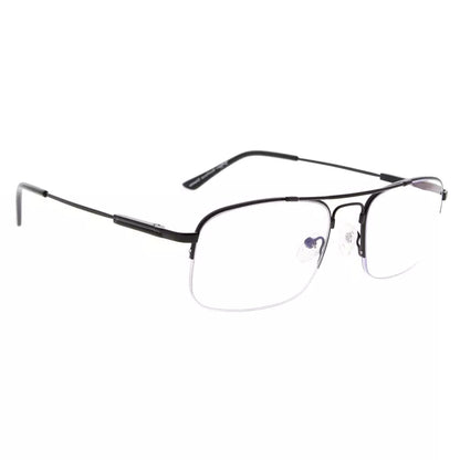 Progressive Titanium Blue Light Blocking Reading Glasses for Men and Women