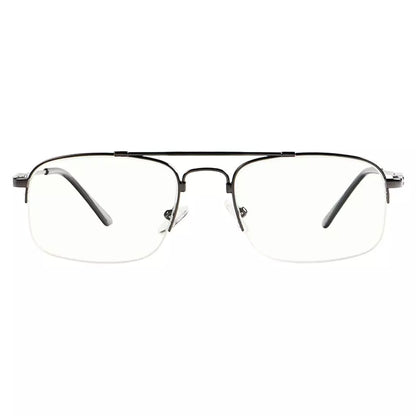 Progressive Titanium Blue Light Blocking Reading Glasses for Men and Women