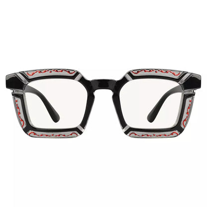 Progressive Pattern Blue Light Blocking Reading Glasses for Women