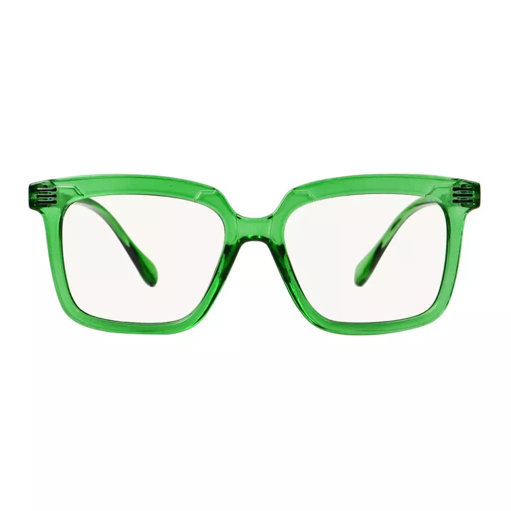 Square Multifocus Blue Light Blocking Reading Glasses Women Men