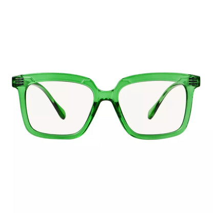 Square Multifocus Blue Light Blocking Reading Glasses Women Men