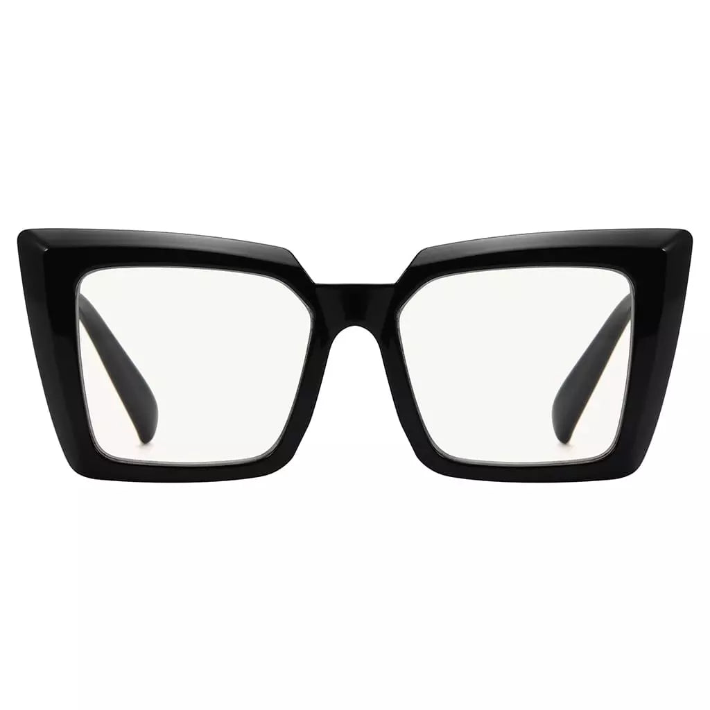Progressive Oversize Blue Light Blocking Reading Glasses for Women