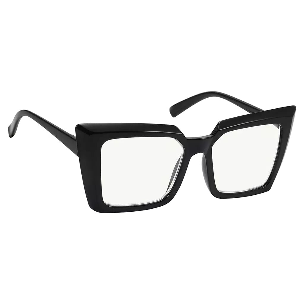 Progressive Oversize Blue Light Blocking Reading Glasses for Women