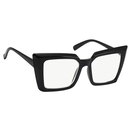 Progressive Oversize Blue Light Blocking Reading Glasses for Women